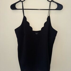 Topshop Black Scallop Camisole